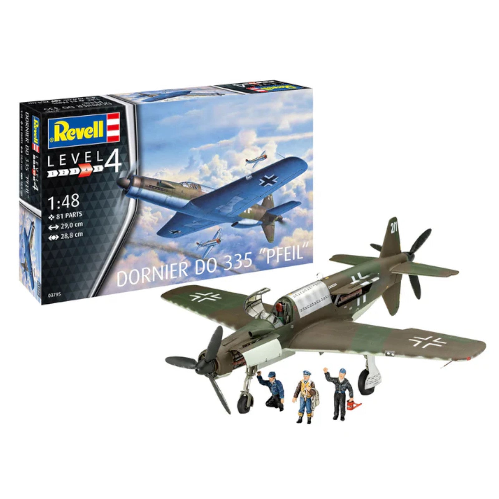 Revell Dornier Do 335 Pfeil 03795 3D Puzzle