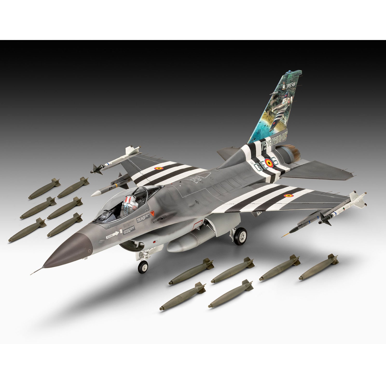 Revell F-16 Falcon 50th Anniversary Plane Model Kit 1:32 Alternate 2
