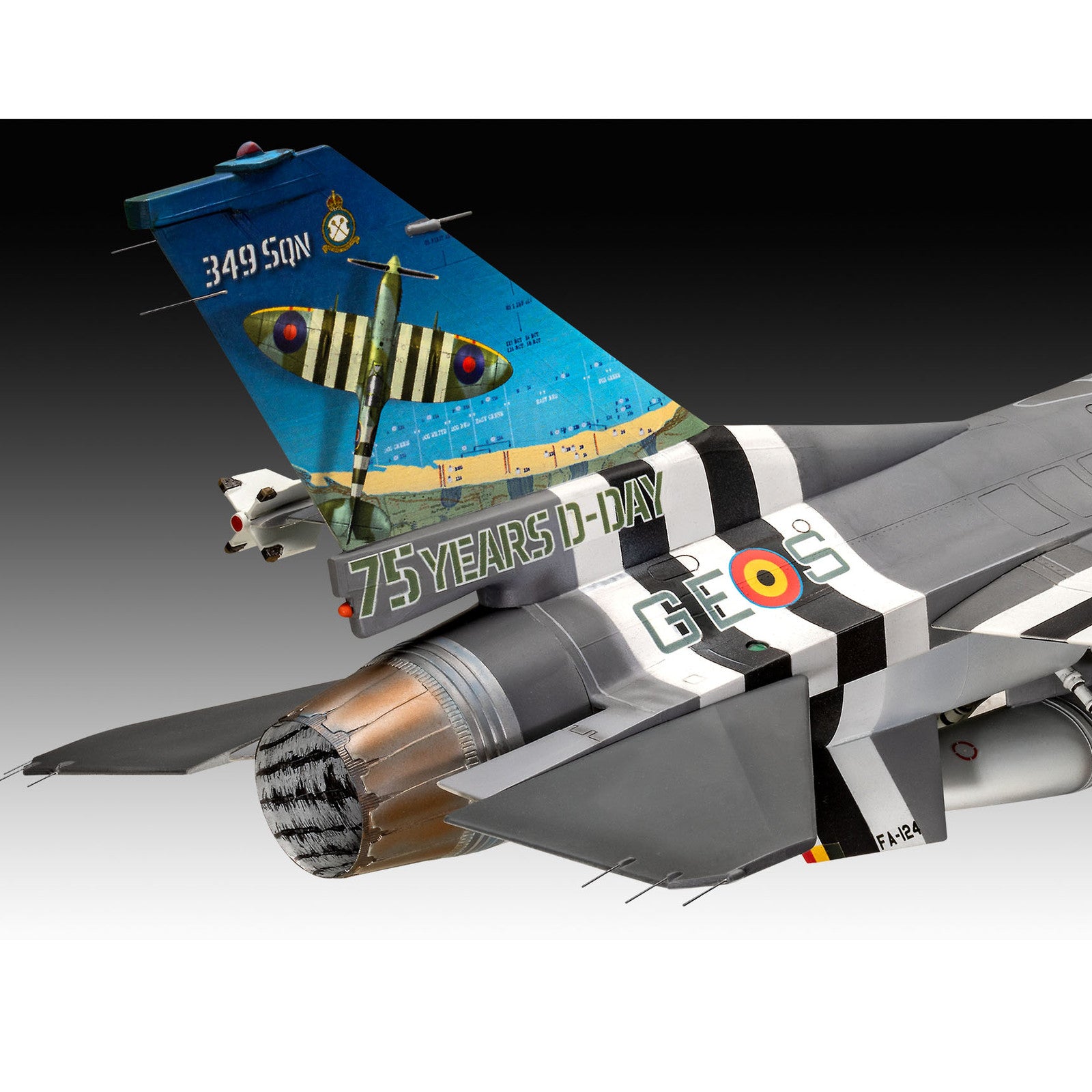 Revell F-16 Falcon 50th Anniversary Plane Model Kit 1:32 Alternate 4