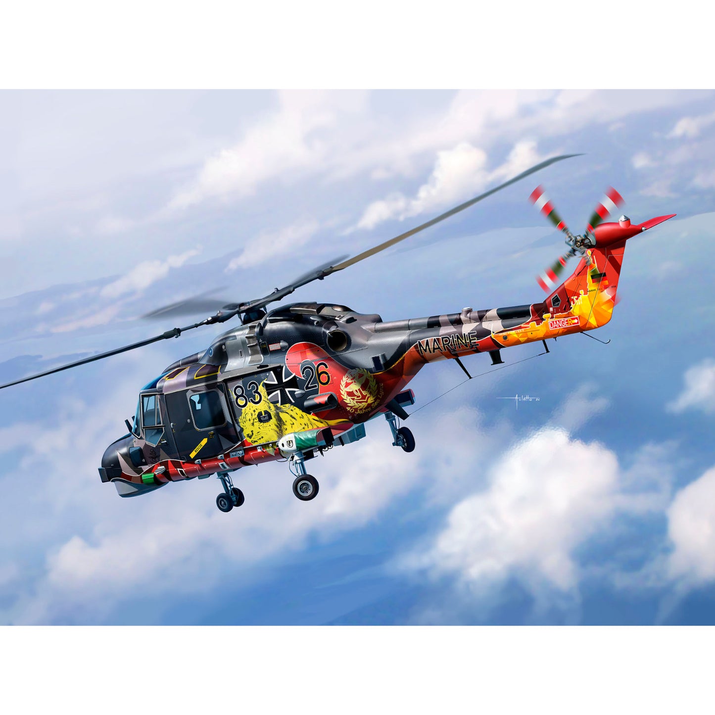 Revell Westland Sea Lynx Mk.88A (40 Years Special Edition Plane Model Kit 1:33 Alternate 1