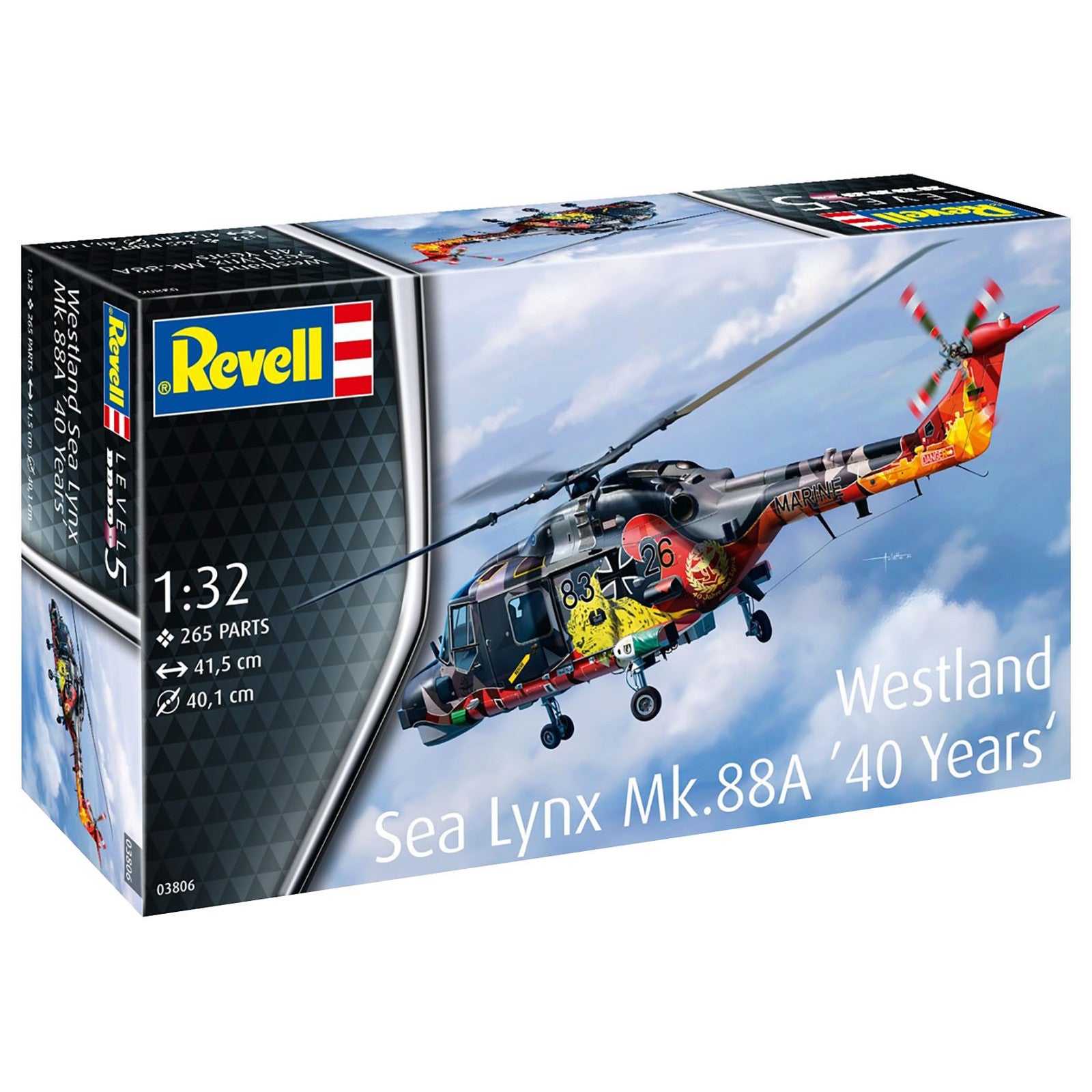 Revell Westland Sea Lynx Mk.88A (40 Years Special Edition Plane Model Kit 1:33