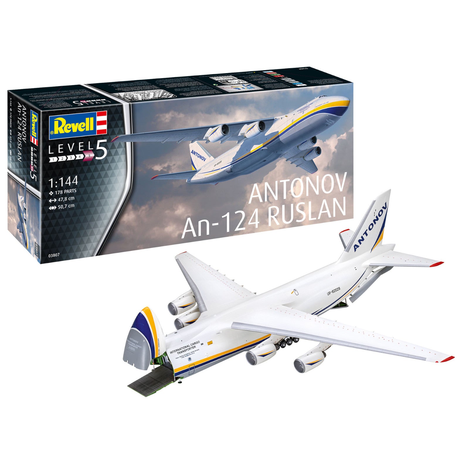 Revell Antonov An-124 "Ruslan" Plane Model Kit 1:144