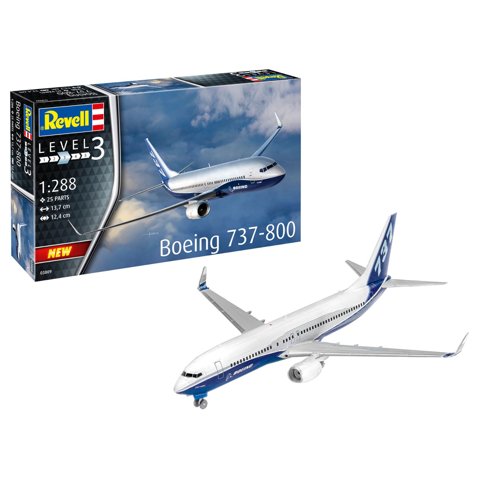 Revell Boeing 737-800 Plane Model Kit 1:288