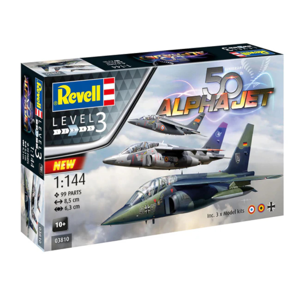 Alpha Jet Model Kit Revell Alpha Jet 50th Anniversary Plane Model Kit | SDJ Sports