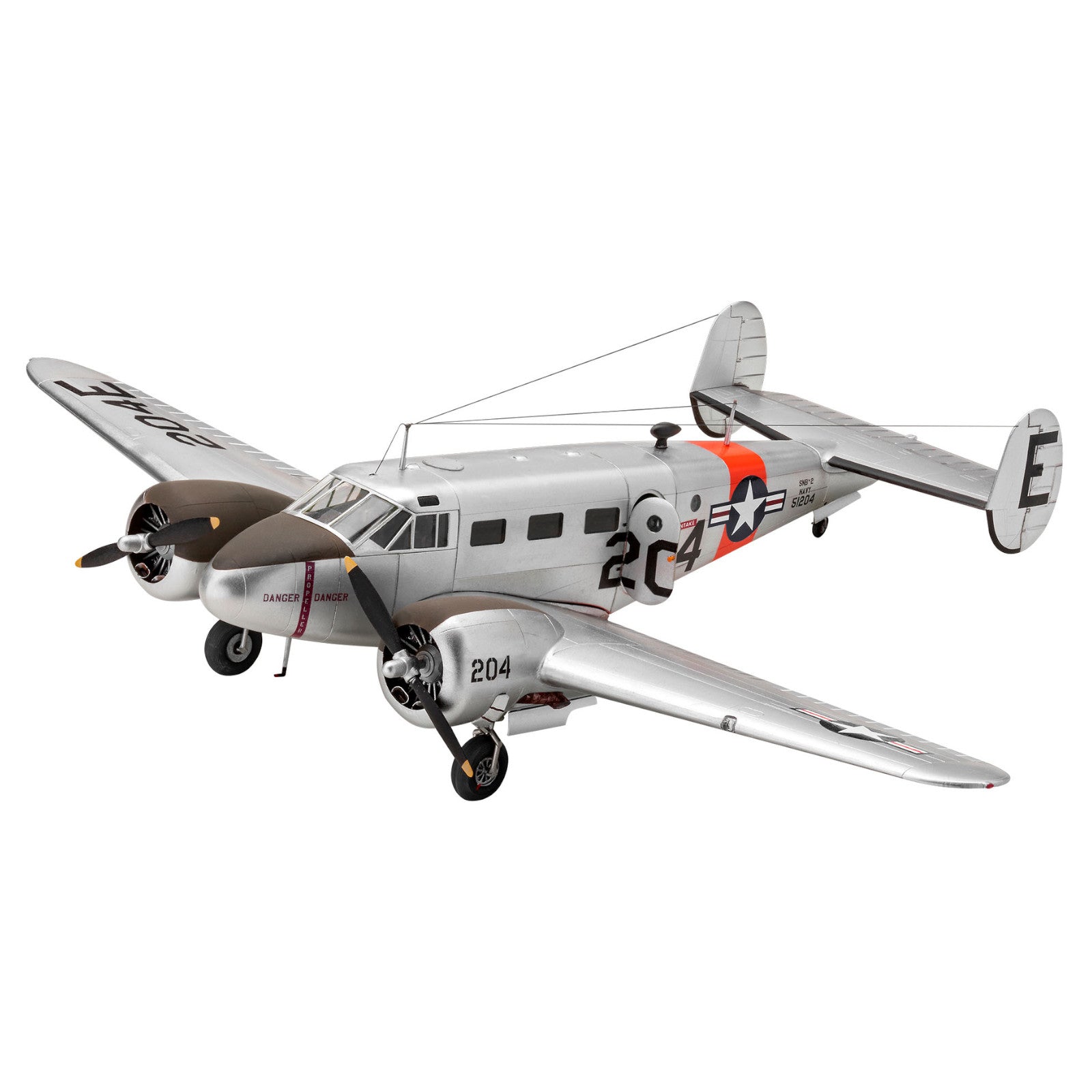 Revell Model Set Beechcraft Model 18 Plane Model Kit Twin Beech Alternate 1