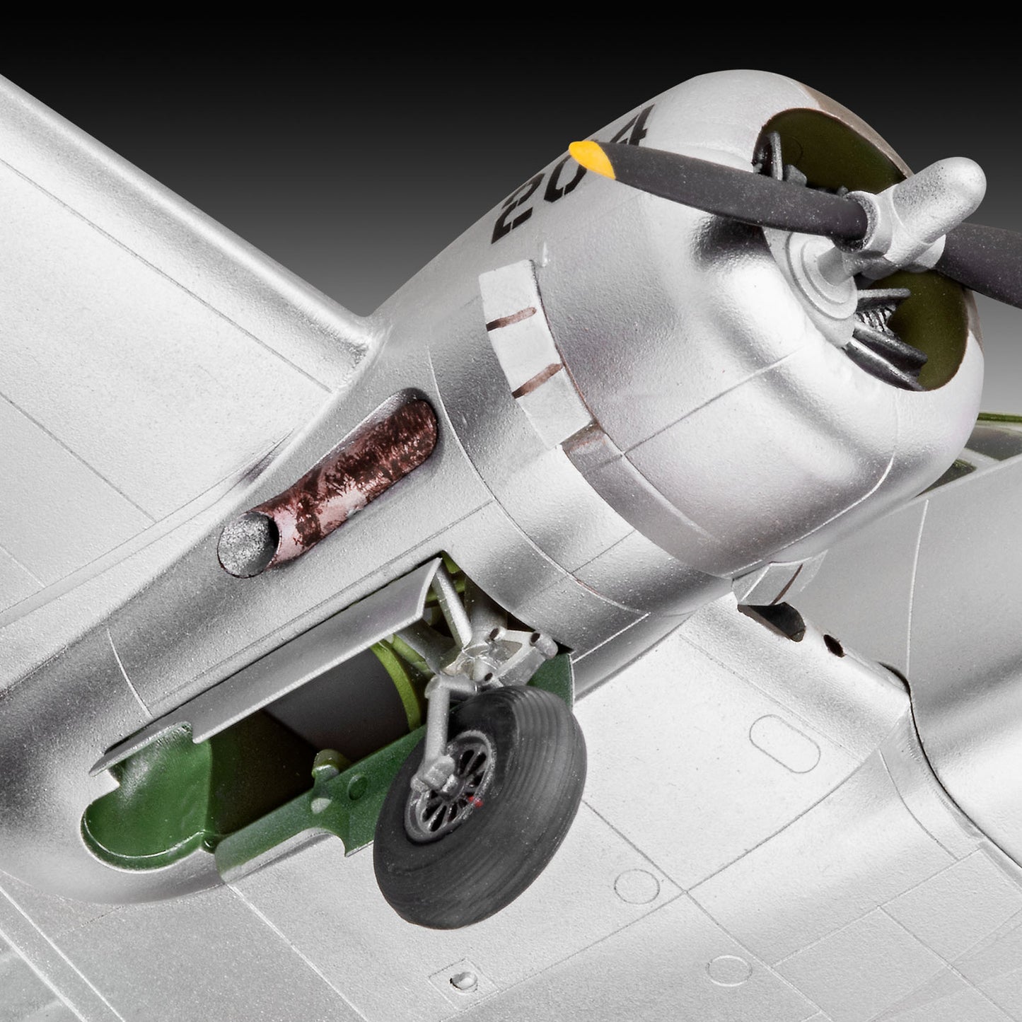 Revell Model Set Beechcraft Model 18 Plane Model Kit Twin Beech Alternate 4