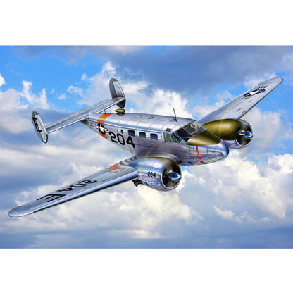 Revell Model Set Beechcraft Model 18 Plane Model Kit Twin Beech Alternate 8