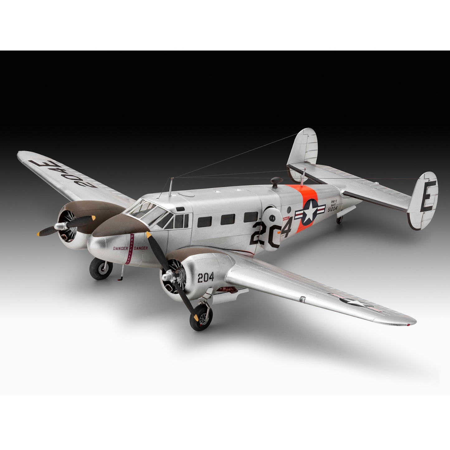 Revell Model Set Beechcraft Model 18 Plane Model Kit Twin Beech Alternate 7