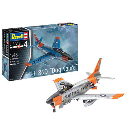 Revell F-86D Dog Sabre 1:48 Flugzeug-Modellbausatz
