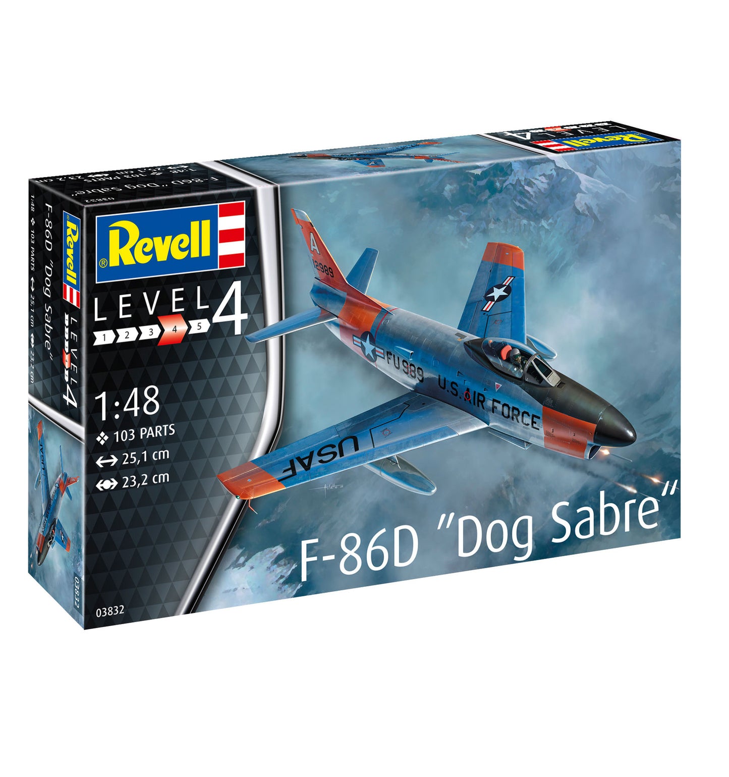 Revell F-86D Dog Sabre 1:48 Flugzeug-Modellbausatz