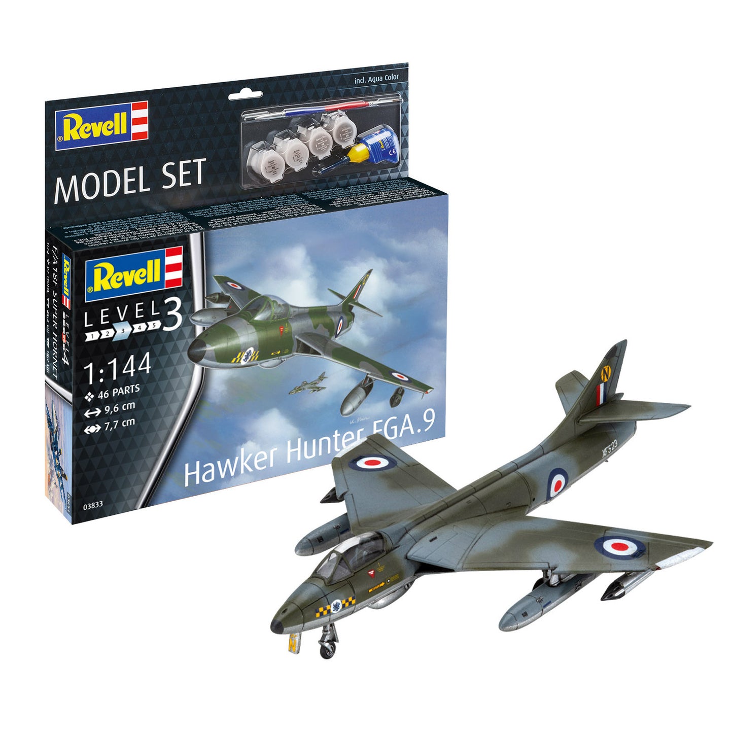 Revell Hawker Hunter FGA.9 Fighter Jet Plane 1:72 Model Kit