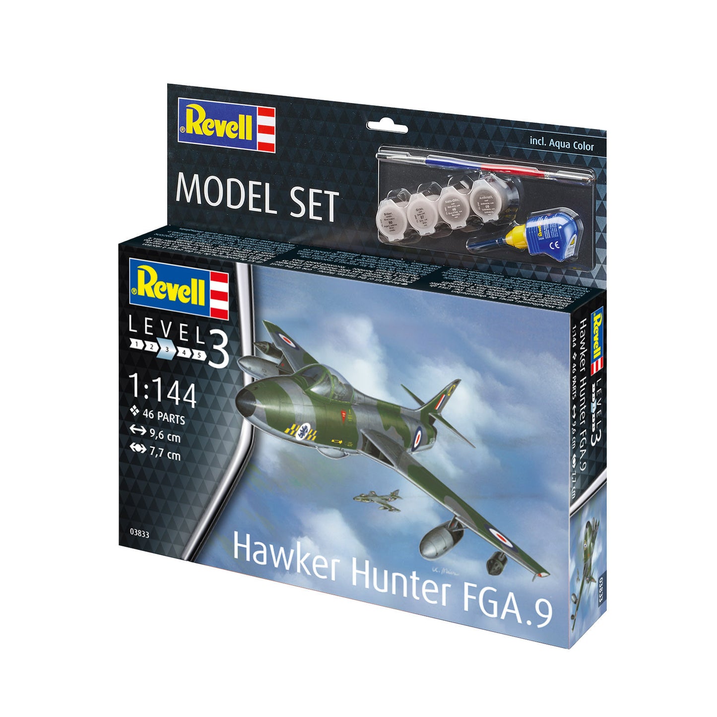Revell Hawker Hunter FGA.9 Fighter Jet Plane 1:72 Model Kit