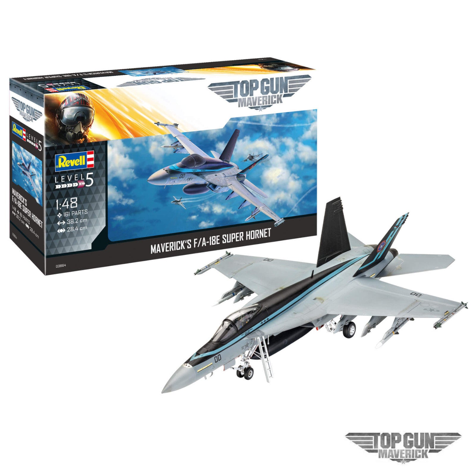 Revell Top Gun Maverick F/A-18E Super Hornet 1:48 Scale Plane Model Kit