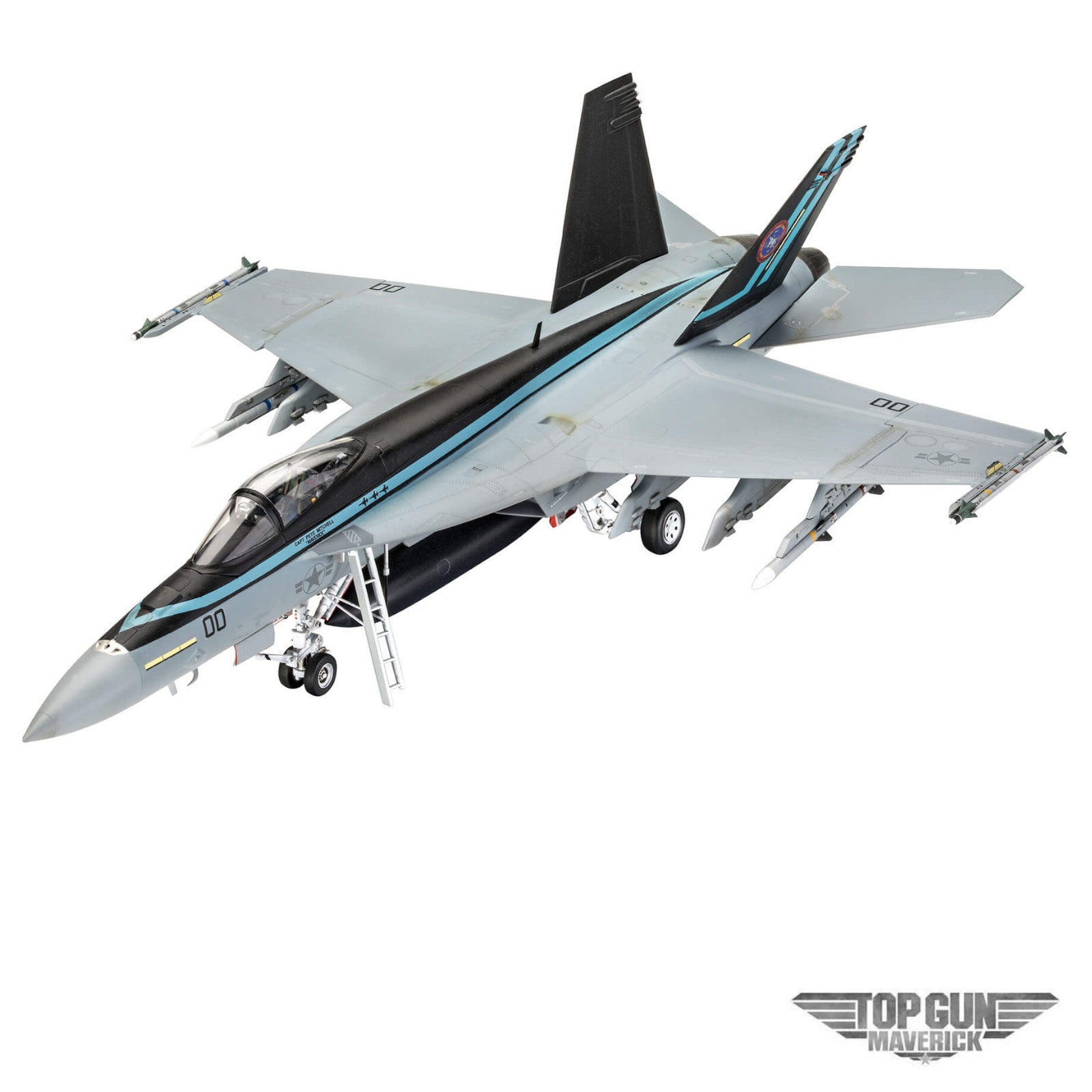 Revell Top Gun Maverick F/A-18E Super Hornet 1:48 Scale Plane Model Kit Alternate 1