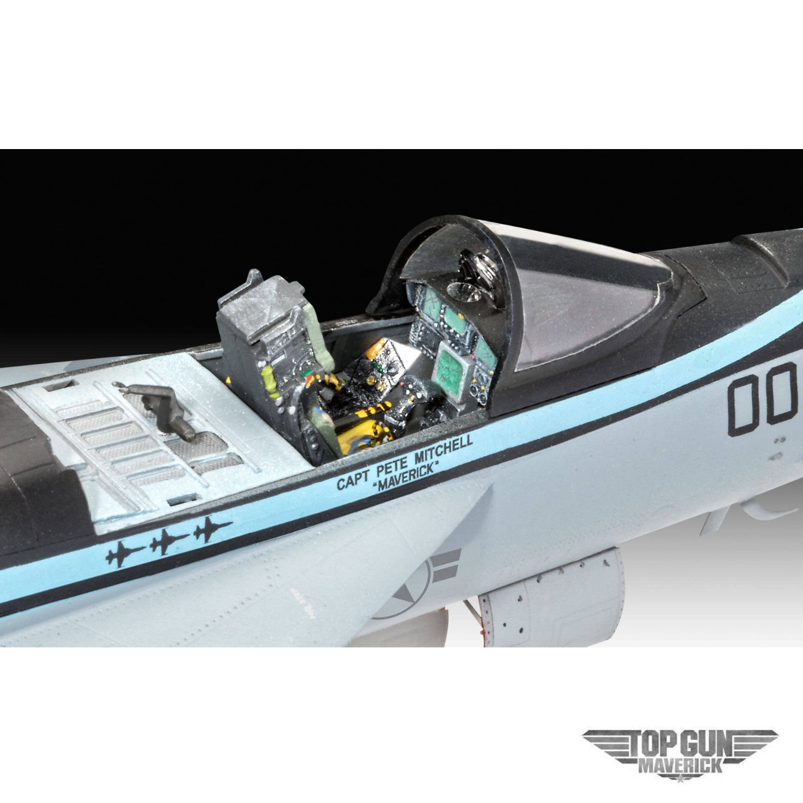 Revell Top Gun Maverick F/A-18E Super Hornet 1:48 Scale Plane Model Kit Alternate 2