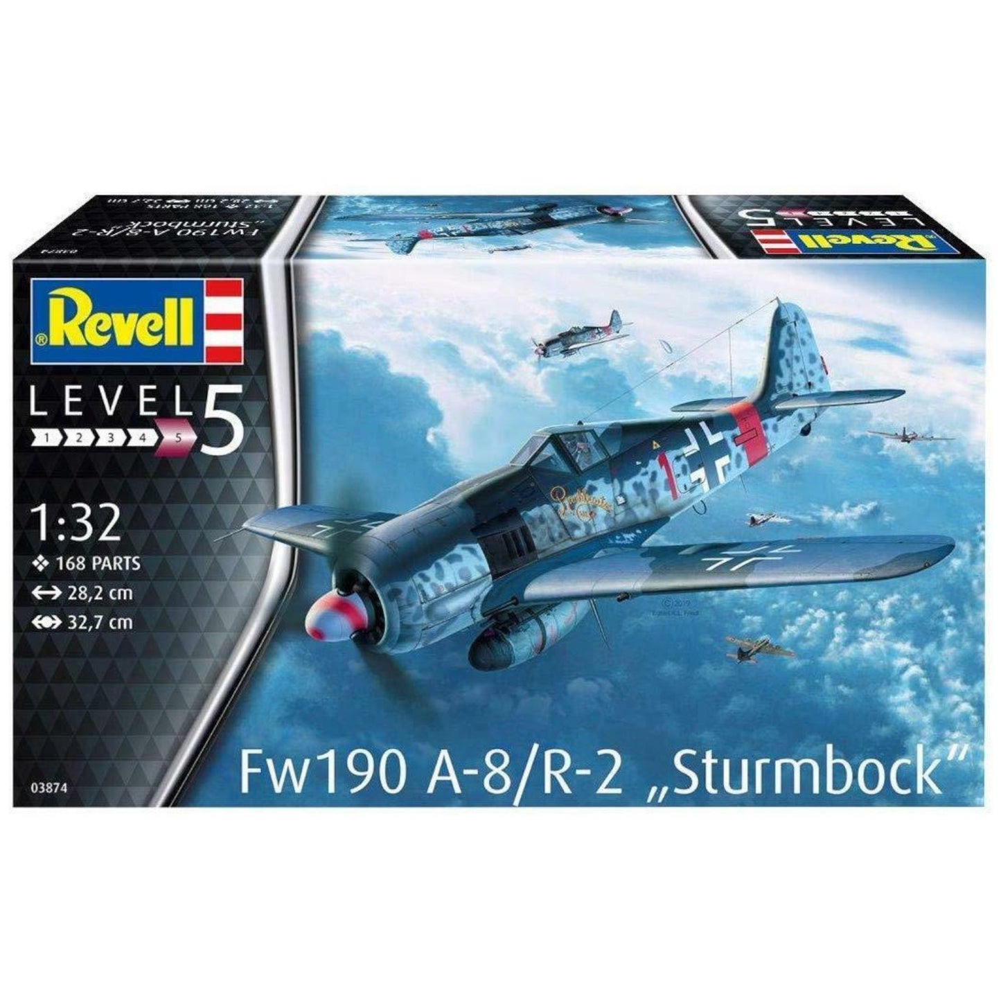 Revell Fw190 A-8/R-2 Sturmbock 1:32 Plane Model Kit WW2 German Plane 03874 Alternate 2