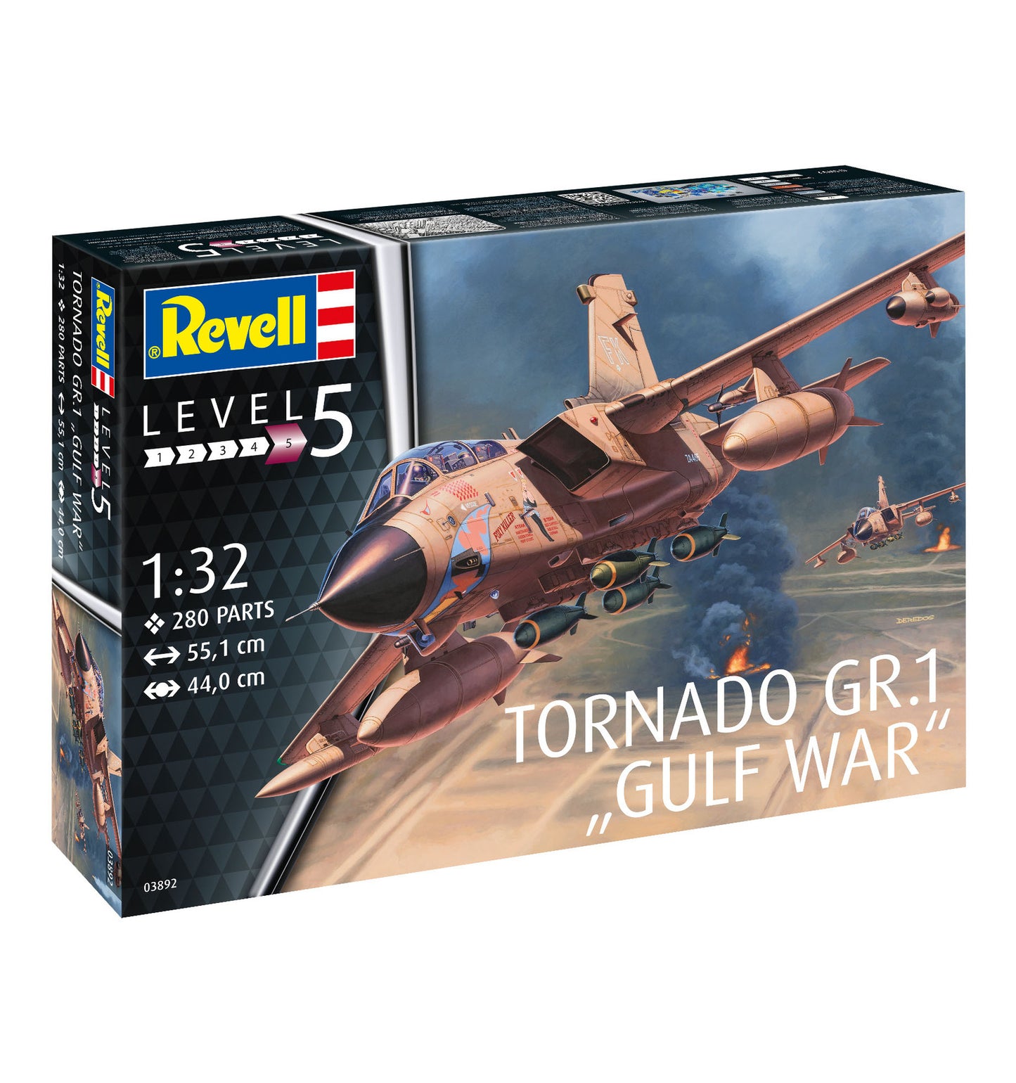 Revell Tornado GR.1 RAF Gulf War Kit de modèle d'avion 1:32