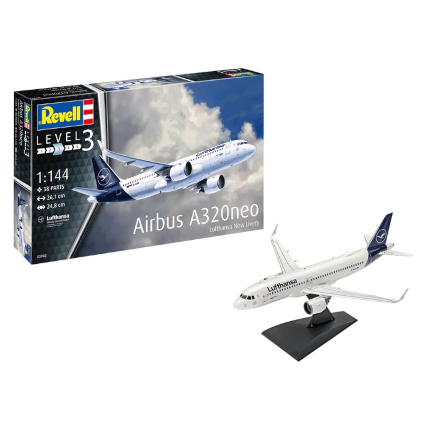 Revell Airbus A320neo Lufthansa New Livery 03942 3D Puzzle