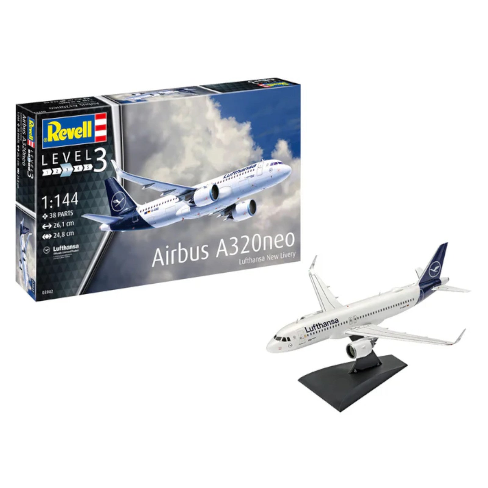 Revell Airbus A320neo Lufthansa New Livery 03942 3D Puzzle