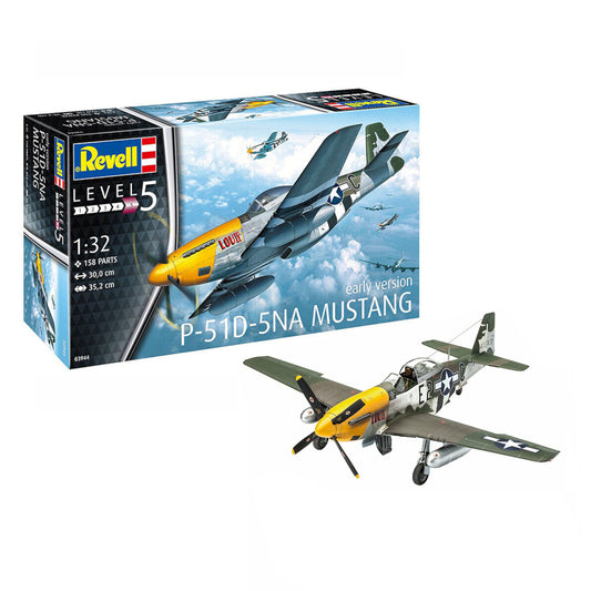 Revell P-51D Mustang Early Version 1:32 Plane Model Kit WW2 USAF Fighter Plane 03944