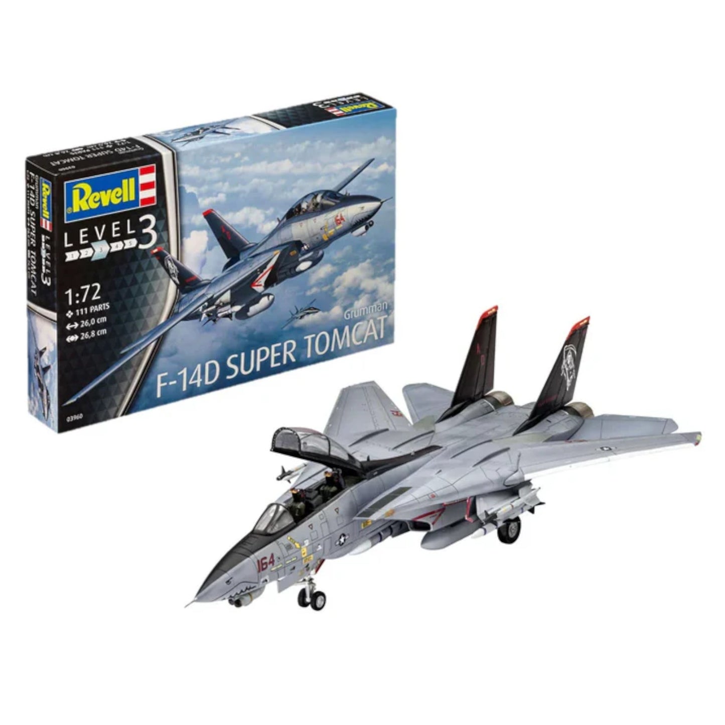 Revell Grumman F-14D Super Tomcat 03960 3D Puzzle