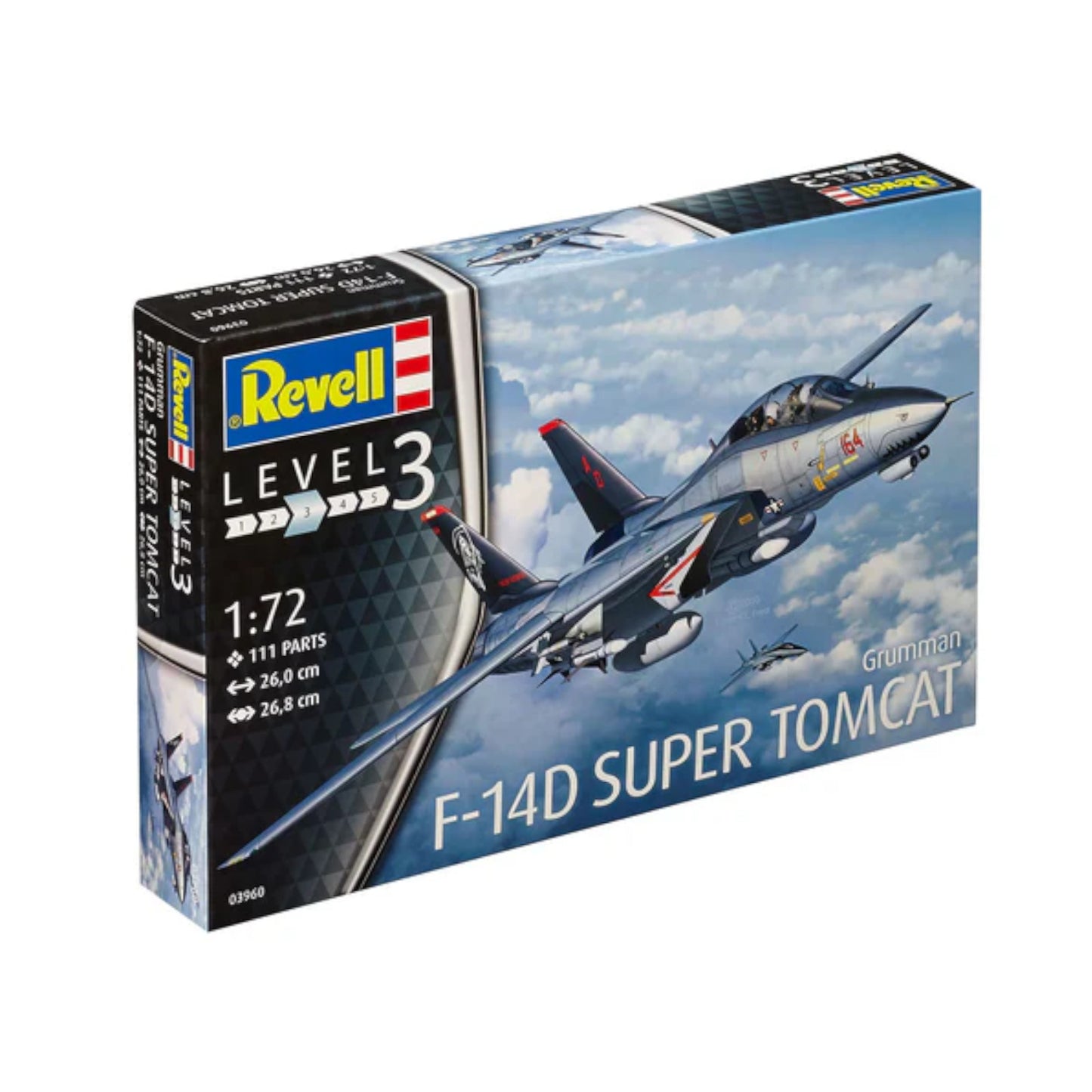 Revell Grumman F-14D Super Tomcat Fighter Jet Model Kit 03960
