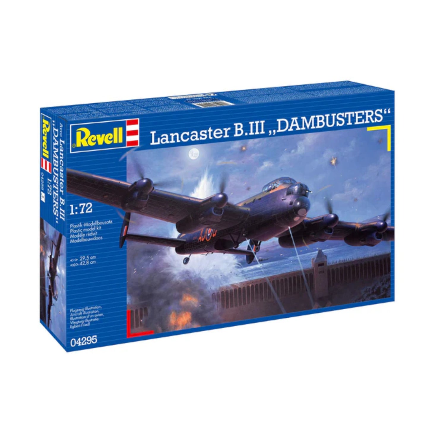 Revell Avro Lancaster Dambusters 1:72 Bomber Plane Model Kit 04295