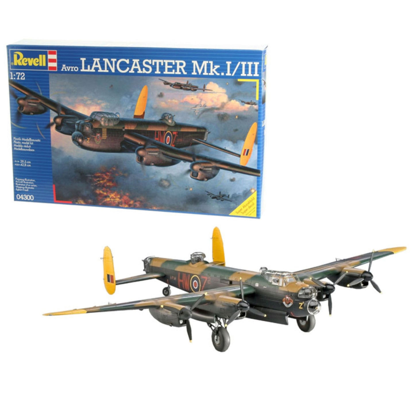 Revell Avro Lancaster Mk. I/III WW2 Bomber Aeroplane Model Kit 1:72 04300