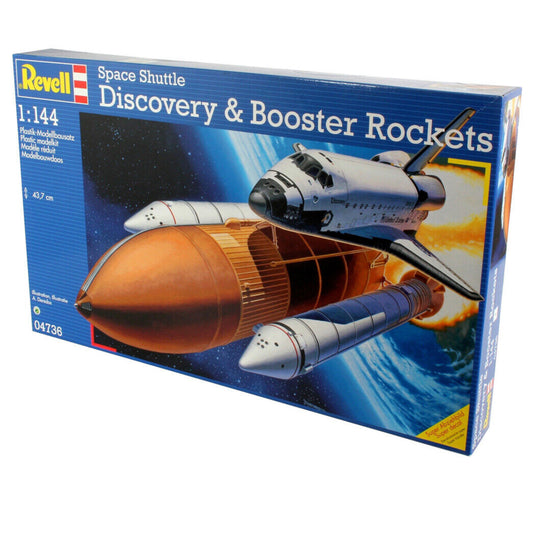 Revell Space Shuttle Discovery Booster Rockets 1:144 Spacecraft Model Kit NASA 04736 Alternate 1