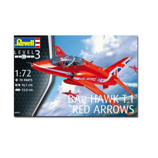 Revell Red Arrows BAE Hawk T.1 1:72 Plane Model Kit RAF Aerobatic Jet 04921