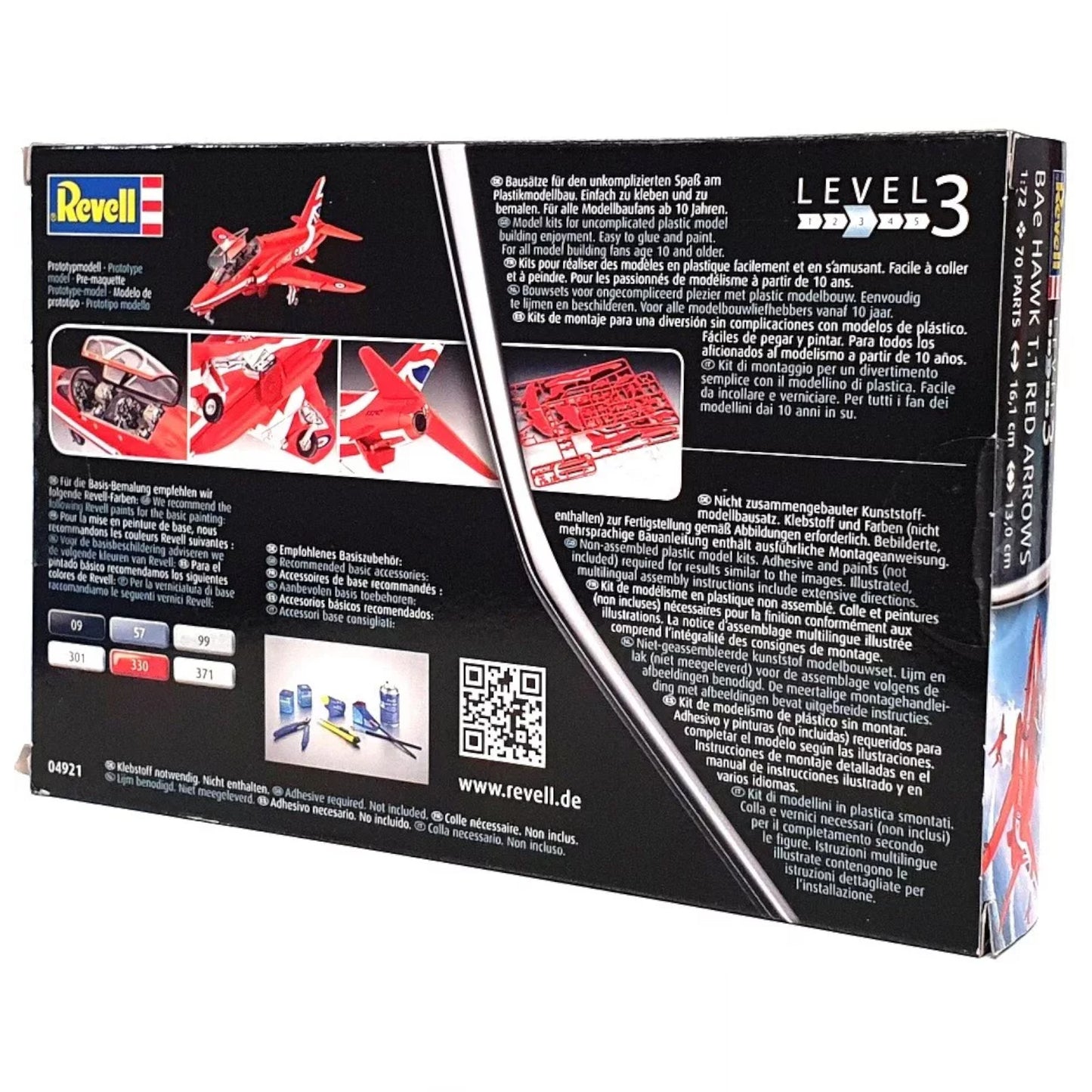 Revell Red Arrows BAE Hawk T.1 1:72 Plane Model Kit RAF Aerobatic Jet 04921 Alternate 2