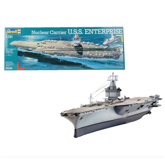 Revell U.S.S. Enterprise US Nuclear Aircraft Carrier Warship Model Kit 05046