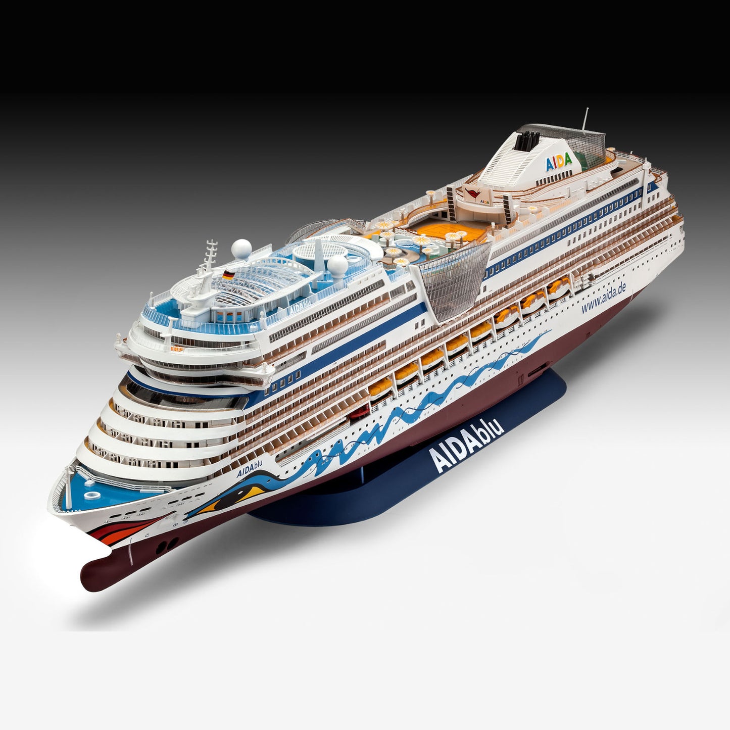 Revell AIDA AIDAblu Sol Mar or Stella Cruise Ship Model Kit 1:400