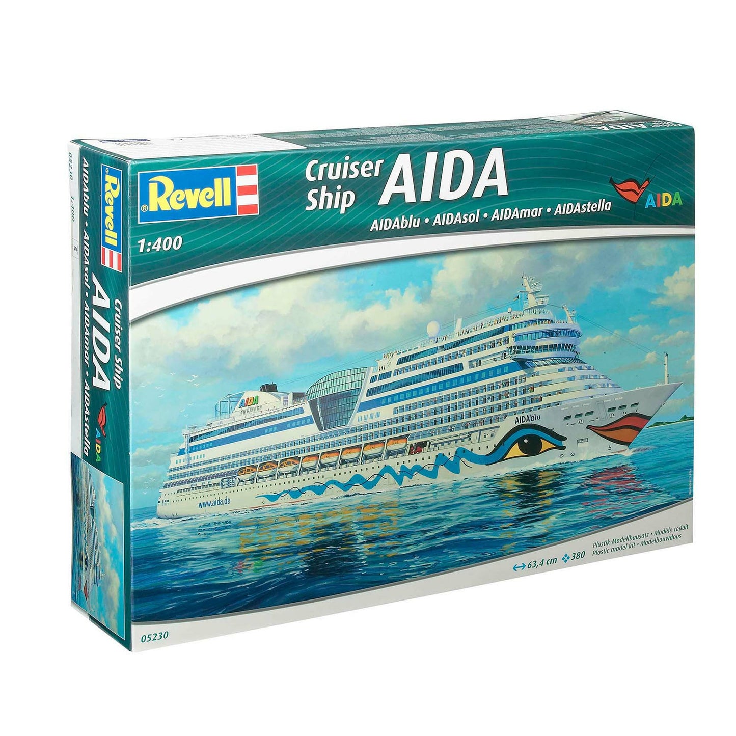 Revell AIDA AIDAblu Sol Mar or Stella Cruise Ship Model Kit 1:400