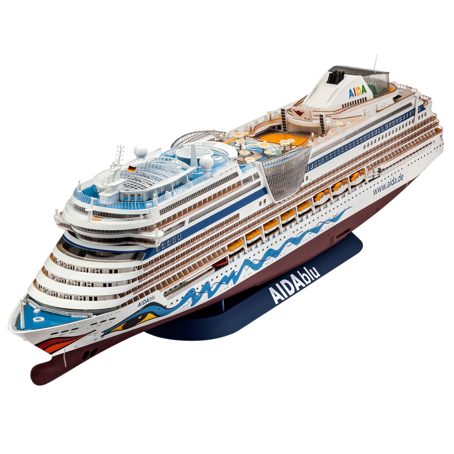 Revell AIDA AIDAblu Sol Mar or Stella Cruise Ship Model Kit 1:400