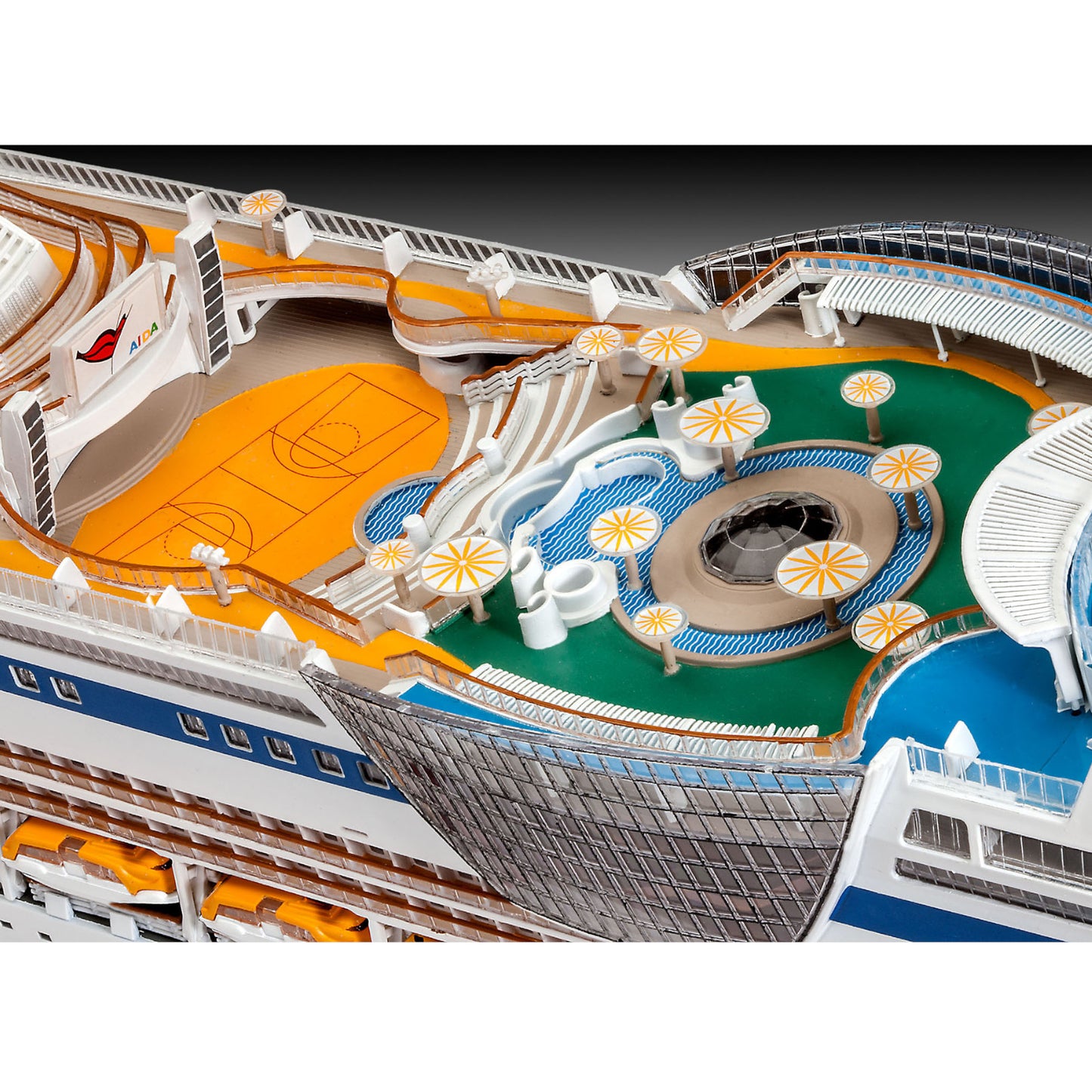 Revell AIDA AIDAblu Sol Mar or Stella Cruise Ship Model Kit 1:400