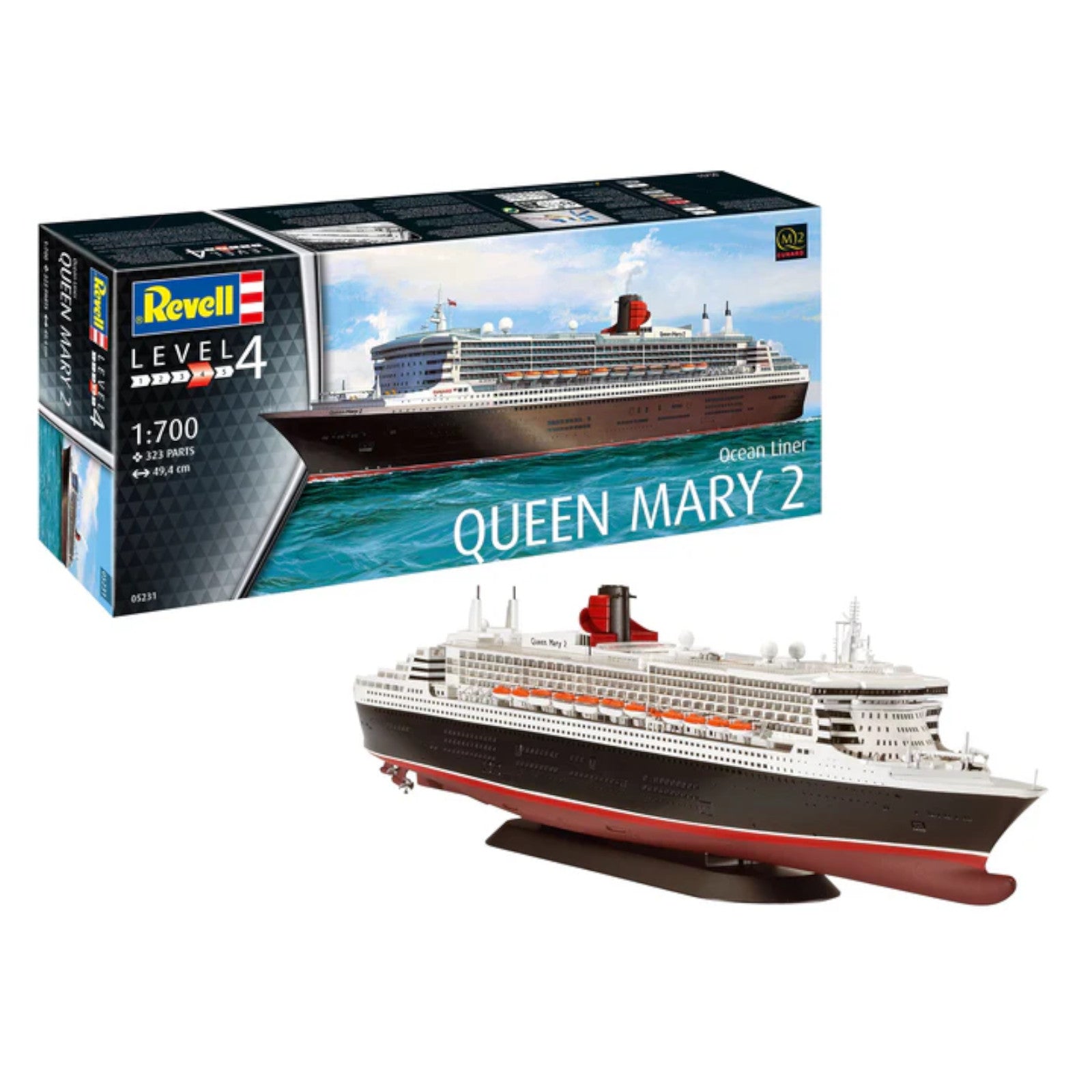 Revell Ocean Liner Queen Mary 2 05231 3D Puzzle
