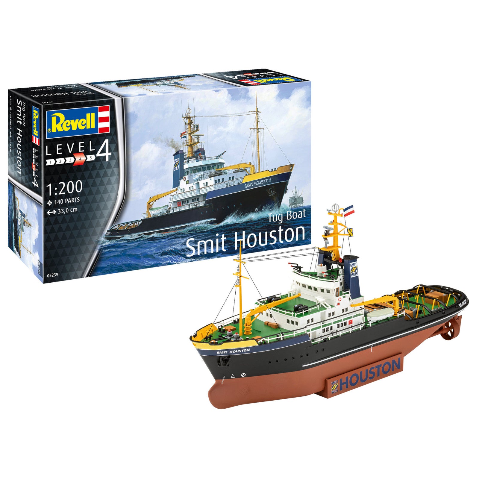 Revell Tug Boat Smit Houston Warship Model Kit 1:200