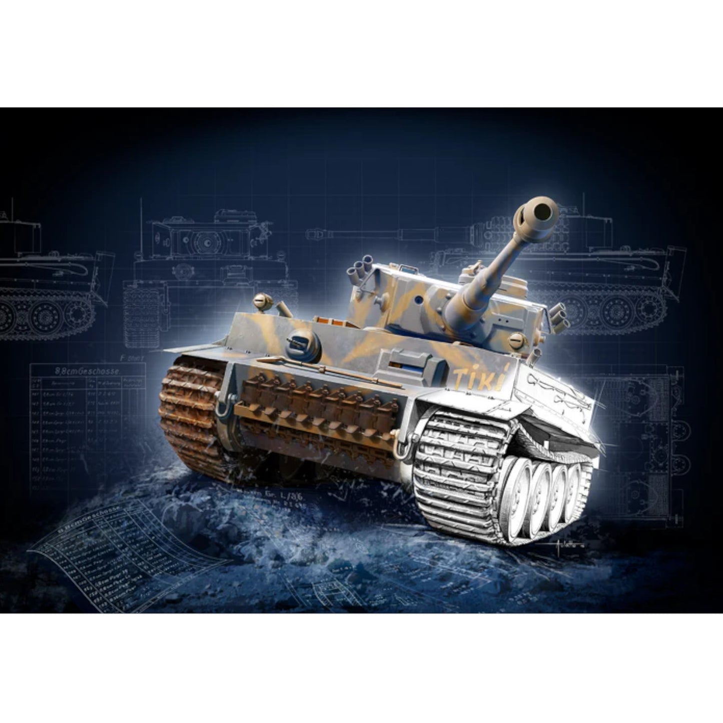 Revell PzKpfw. VI Tiger I Ausf. E 05609 3D Puzzle