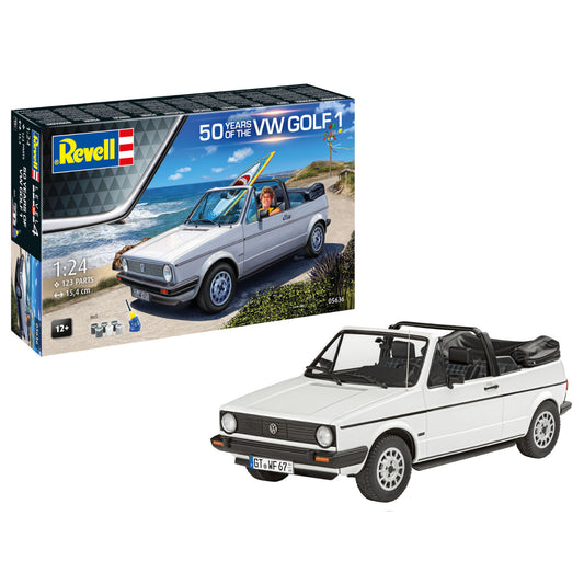 Revell Gift Set "50 Years of the VW Golf 1" Car Model Kit 1:25