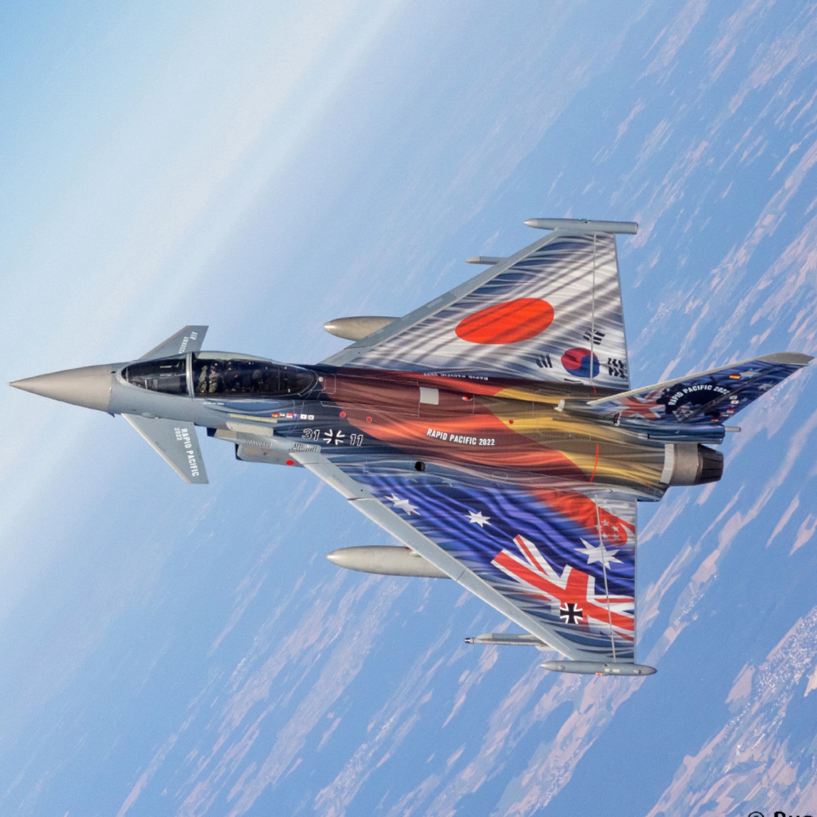 Revell Eurofighter Rapid Pacific Exclusive Edition Plane Model Kit Typhoon Fighter Jet Alternate 6