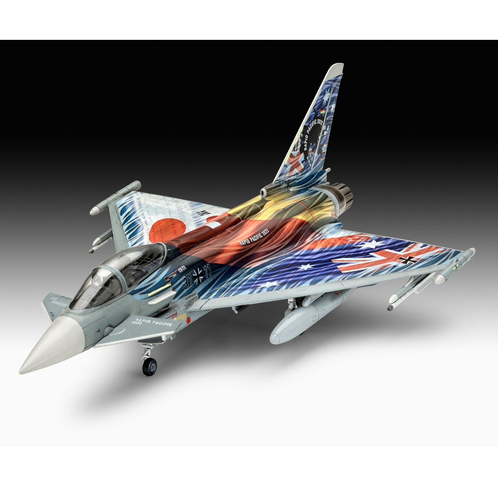 Revell Eurofighter Rapid Pacific Exclusive Edition Plane Model Kit Typhoon Fighter Jet Alternate 7