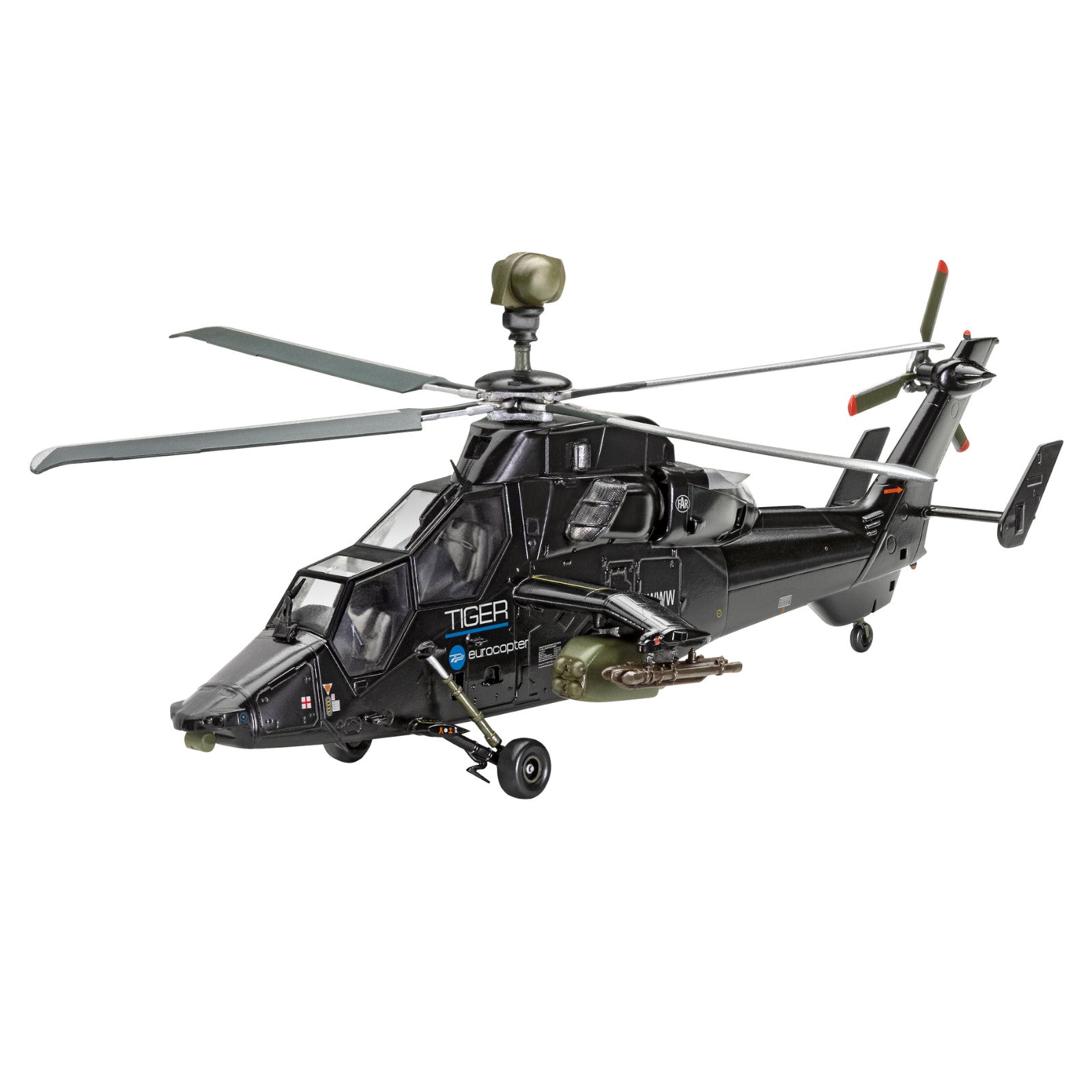 Revell James Bond Eurocopter Tiger Gift Set Helicopter Model Kit 007 Goldeneye Alternate 1