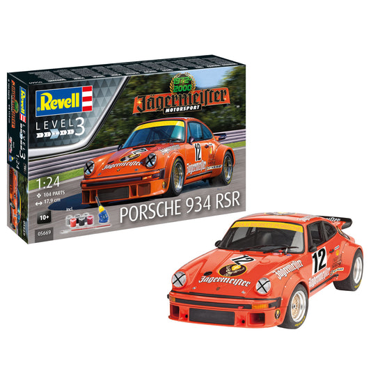 Revell Geschenkset 50 Jahre Jägermeister Motorsport 1:24 Flugzeug-Modellbausatz
