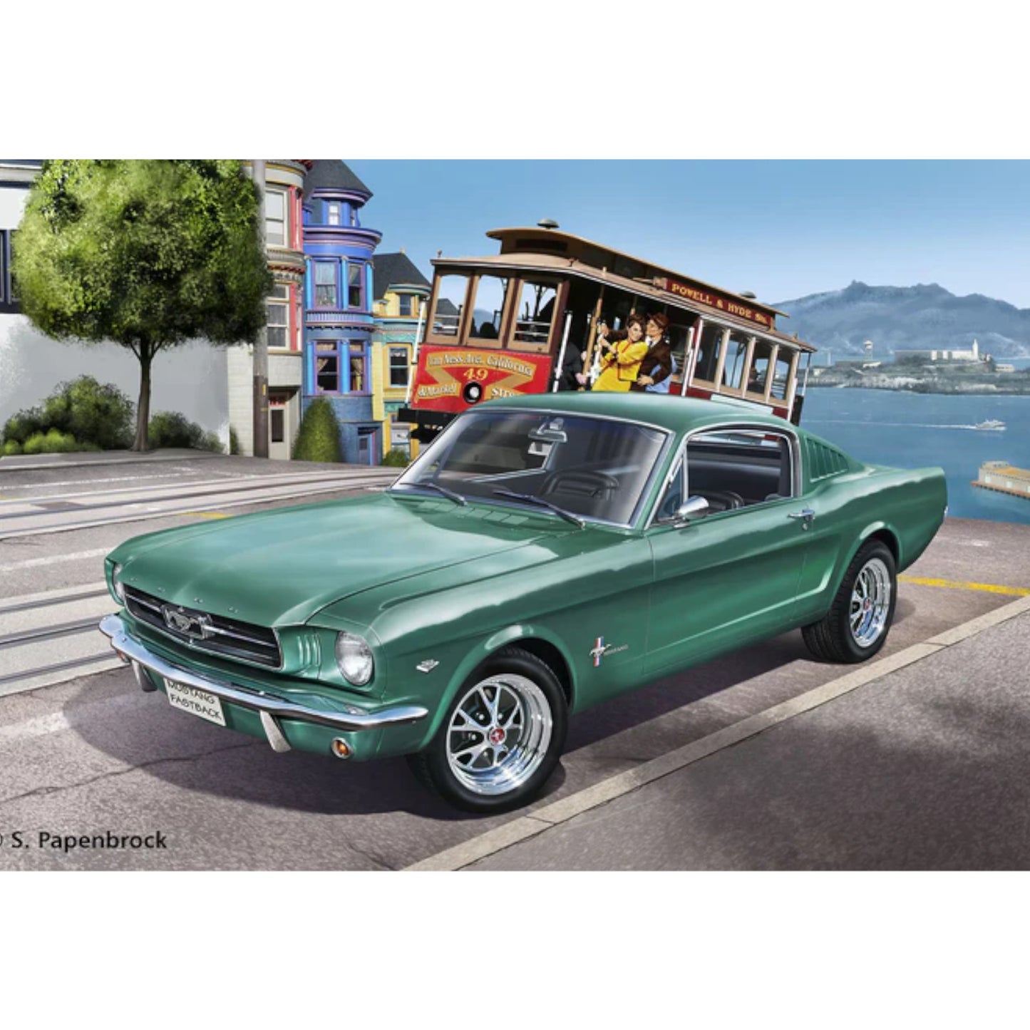 Revell 1965 Ford Mustang 2+2 Fastback Set Car Model Kit 67065