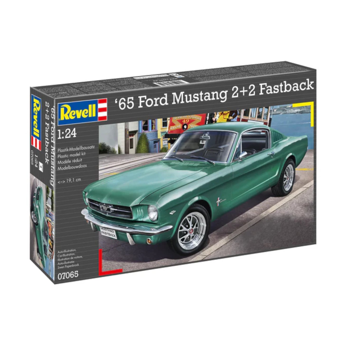 Revell 1965 Ford Mustang 2+2 Fastback Set Car Model Kit 67065
