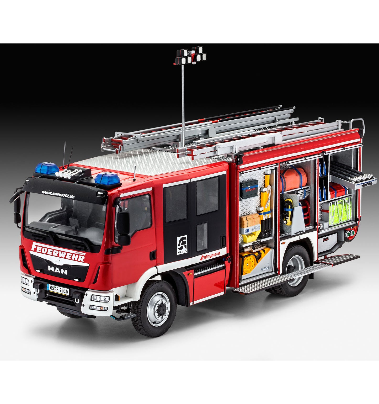 Revell MAN TGM / Schlingmann HLF 20 VARUS 4x4 1:24 Kit de modèle de camion