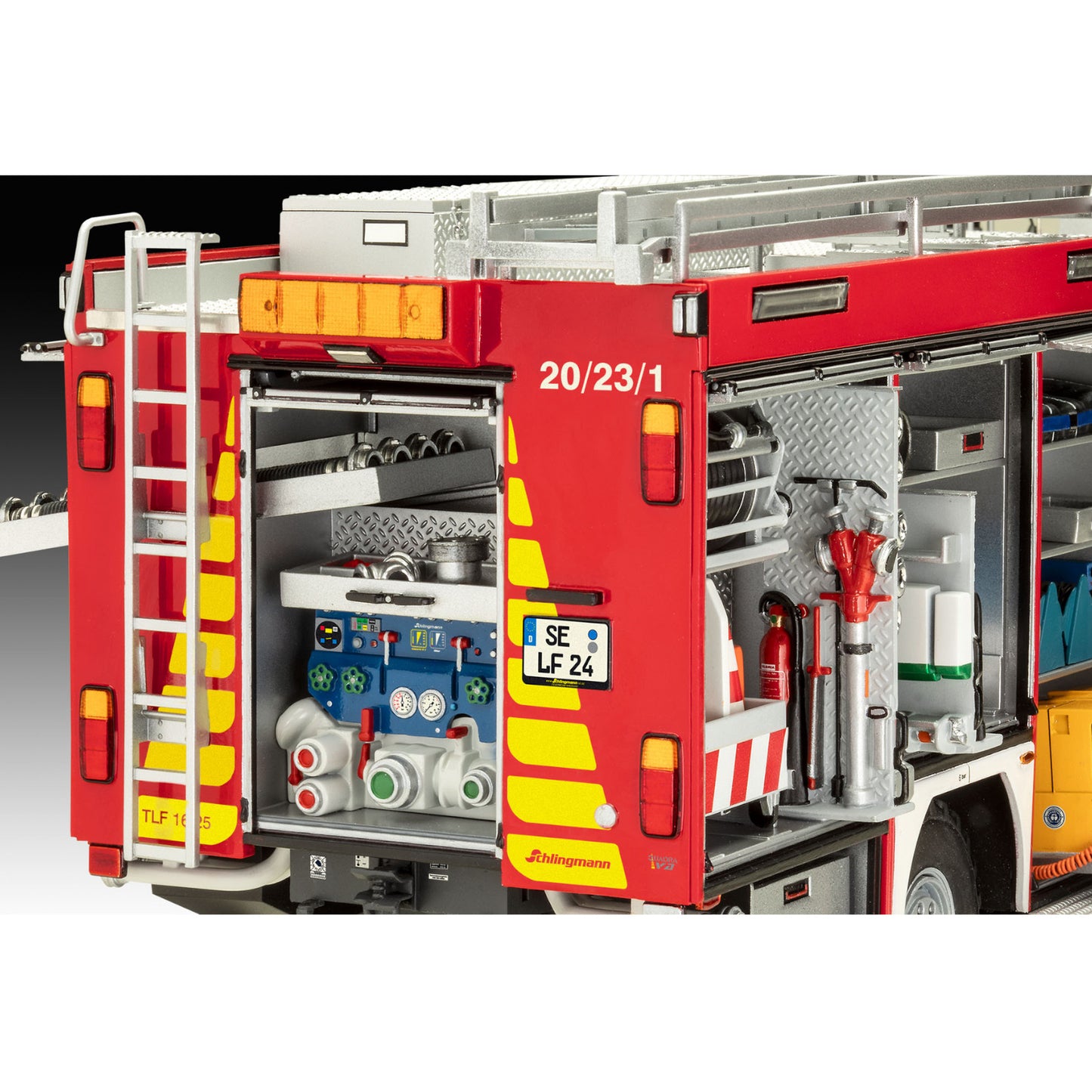 Revell Schlingmann TLF 16/25 Truck Model Kit Rescue Vehicle Fire Truck Alternate 5