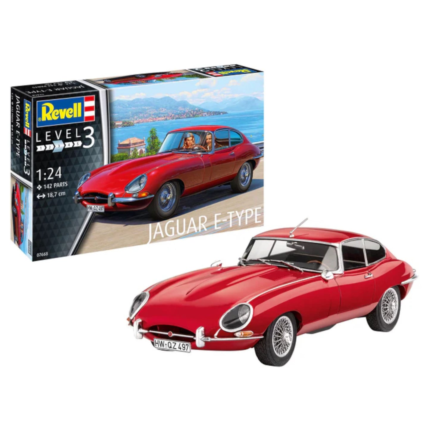 Revell Jaguar E-Type Coupe 07668 Car Model Kit