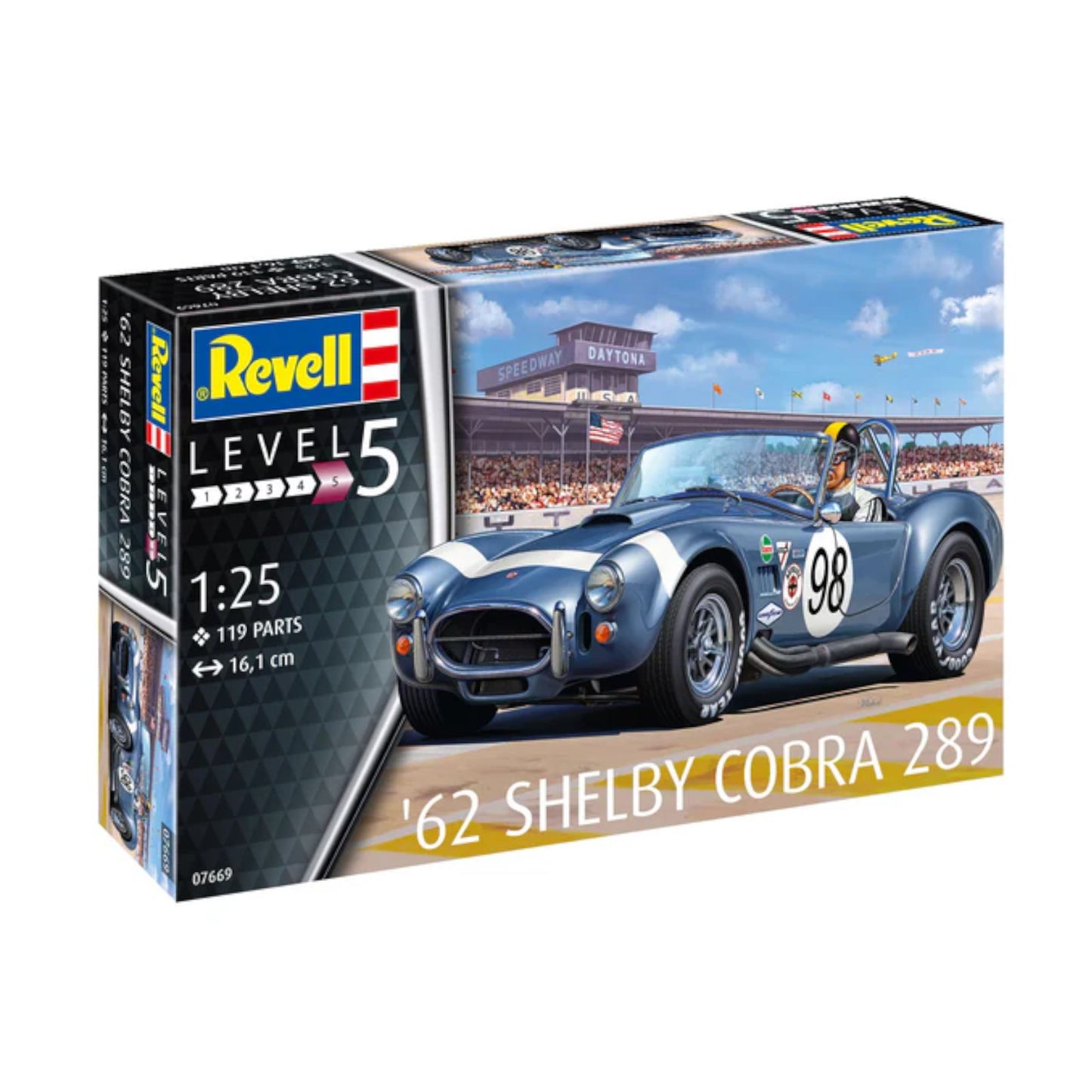 Revell 62 Shelby Cobra 289 Car Model Kit 07669